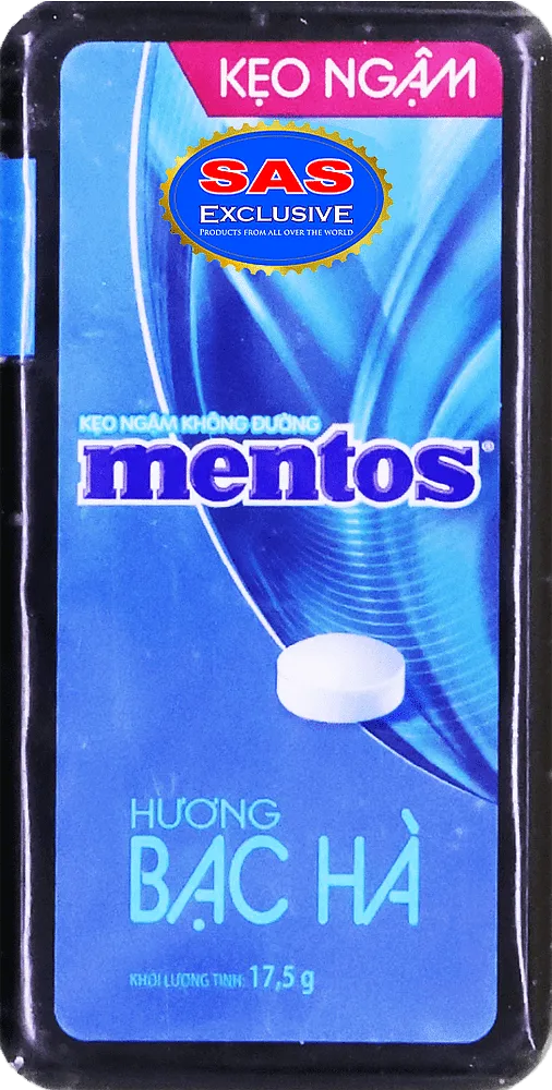 Mint flavored drops "Mentos Huong Bacha" 17.5g
