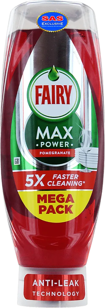 Dishwashing liquid "Fairy Max Power Pomegranate" 730ml
