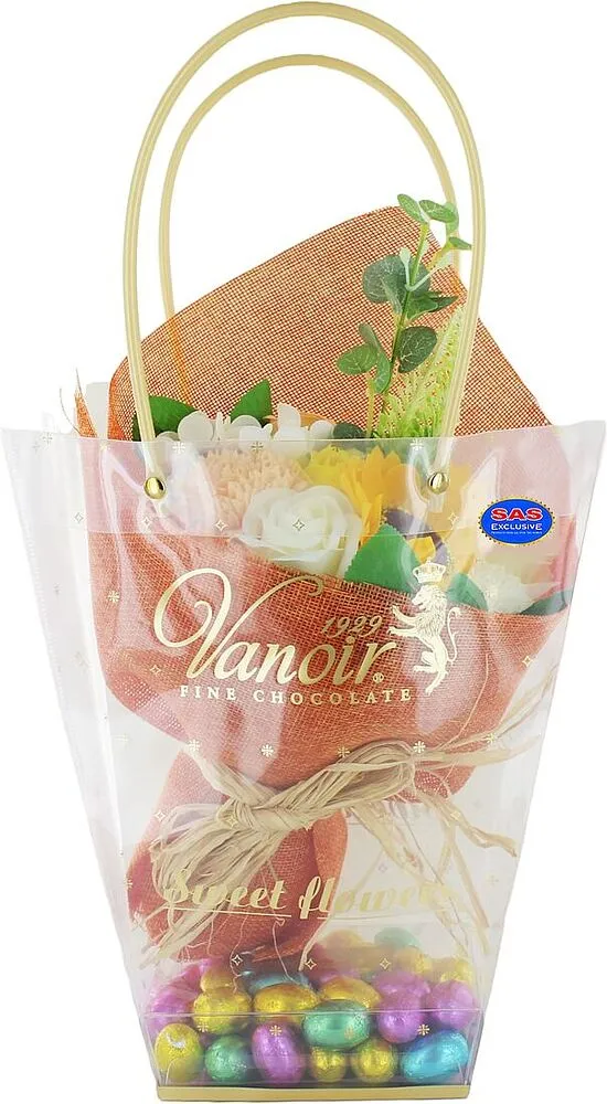 Chocolate eggs & bouquet "Vanoir" 185g