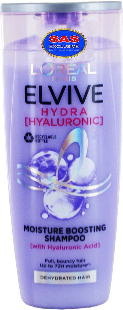 Shampoo "L'Oreal Elvive Hydra Hyaluronic" 250ml
