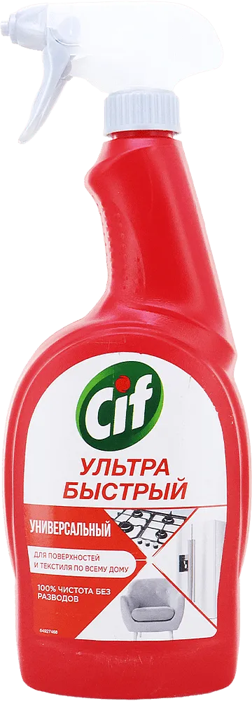 Universal cleaner "Cif Ultra Fast" 750ml
