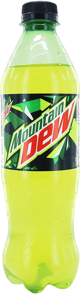 Refreshing carbonated drink with citrus flavor "Mountain Dew" 500ml