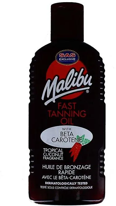 Tanning оil "Malibu FastTanning Oil" 200ml
