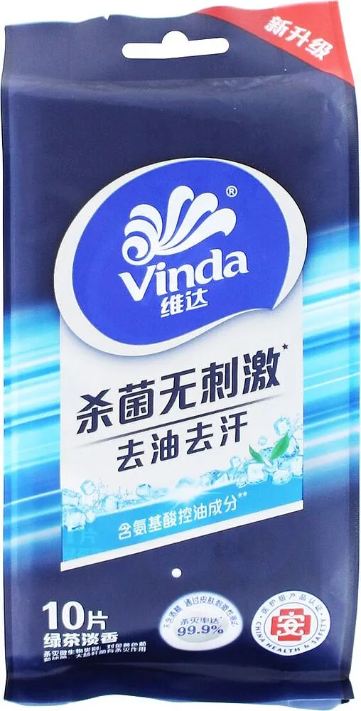 Wet wipes "Vinda" 10 pcs
