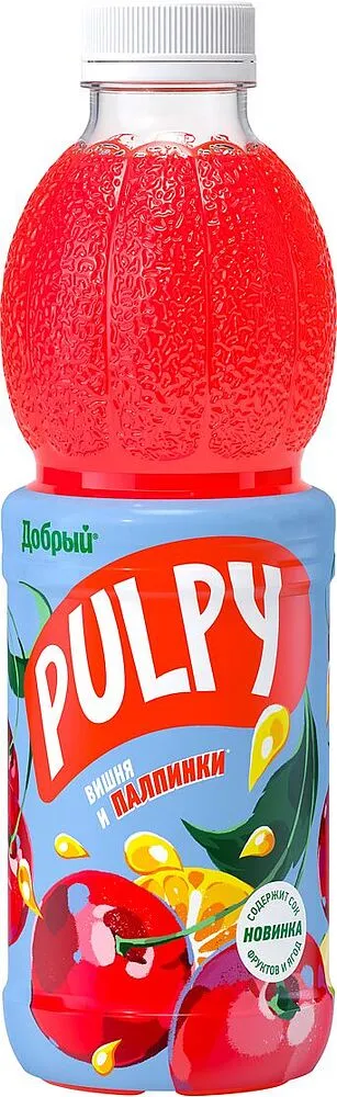 Non-alcoholic drink Cherry and Palpinka "Pulpy" 0.9l
