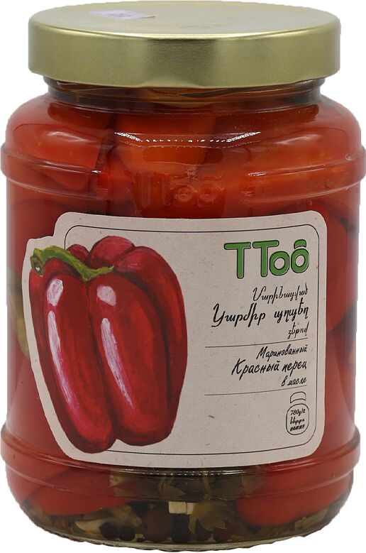 Marinated red pepper "Ttoo" 780g
