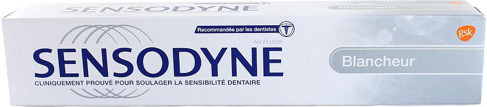 Toothpaste "Sensodyne Blancheur" 75ml