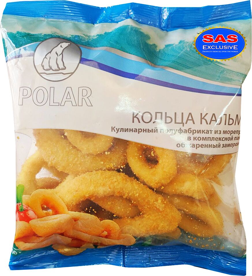 Squid rings with breadcrumbs "Polar" 500g