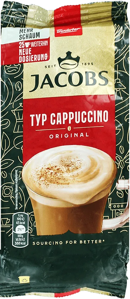 Coffee instant "Jacobs Cappuccino Original" 290g 