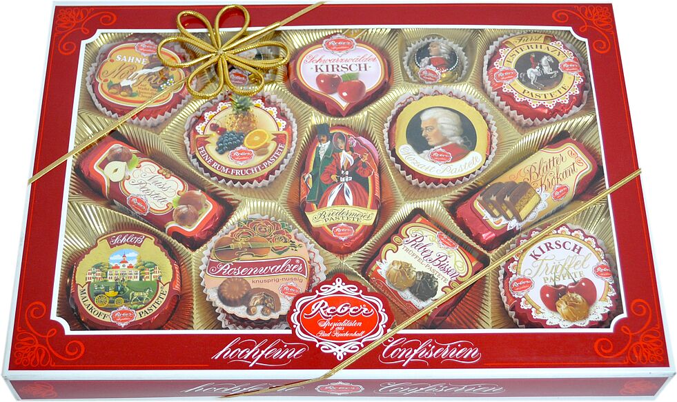 Набор шоколадных конфет "Reber Mozart" 525г