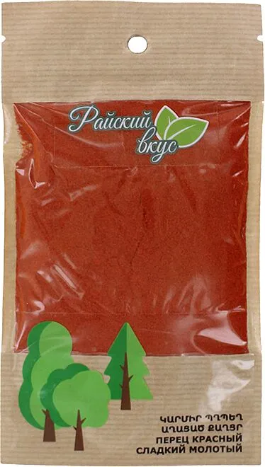 Перец красный, сладкий молотый "Райский Вкус" 50г 