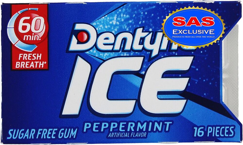 Chewing gum "Dentyne" 16 pcs Peppermint