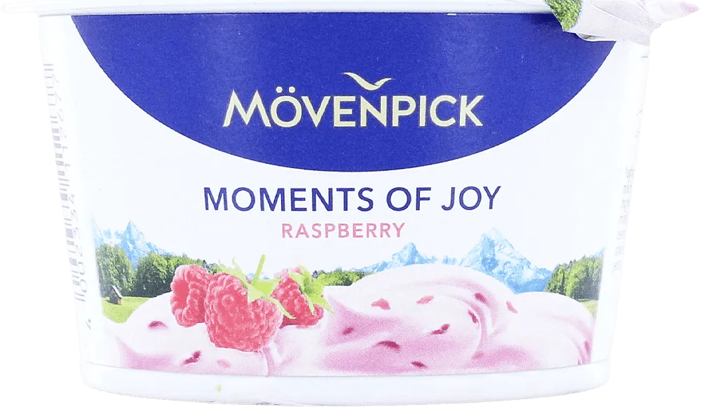 Raspberry yoghurt "Movenpick Moments Of Joy" 100g, fat content: 5%