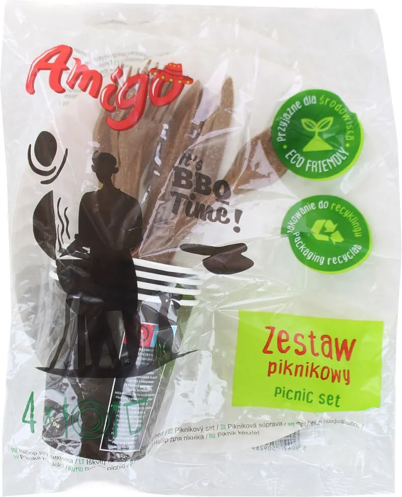 Disposable set "Amigo Eco"
