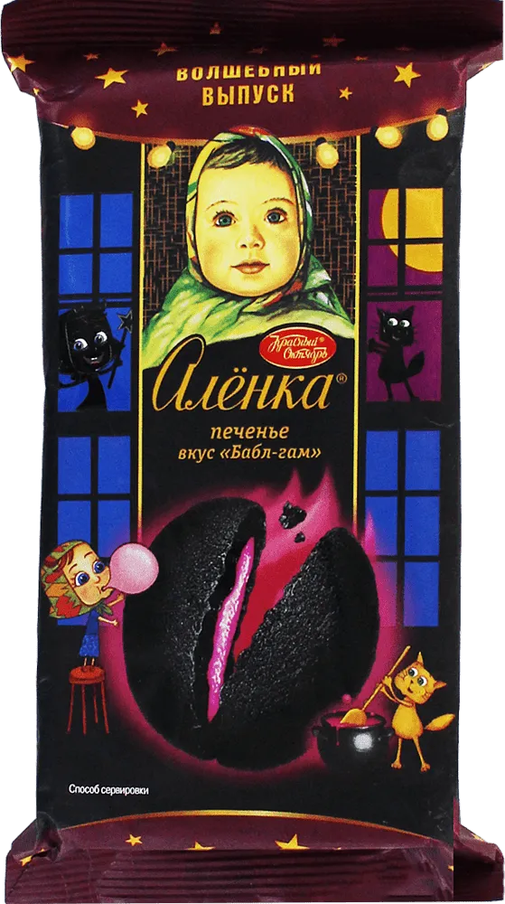 Cookies with bubble flavour "Krasniy Oktyabr Alyonka" 120g