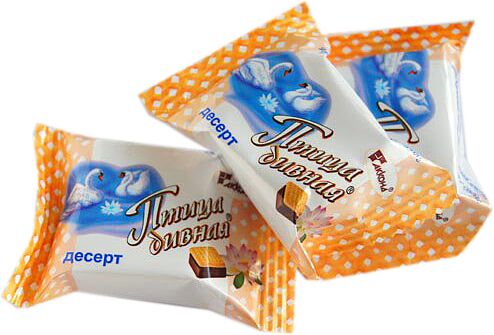Chocolate candies "Akkond Ptitsa Divnaya"  