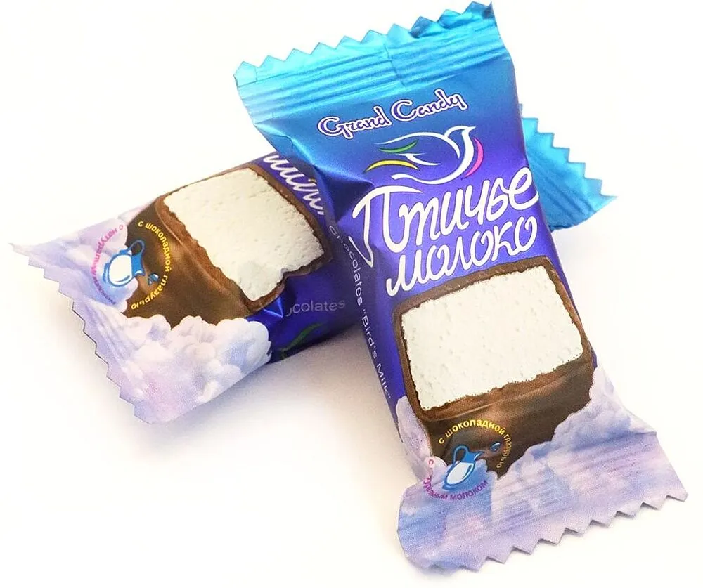 Chocolate sweets "Grand Candy Bird's Milk" 