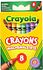Յուղամատիտներ գունավոր «Crayola» 8 հատ