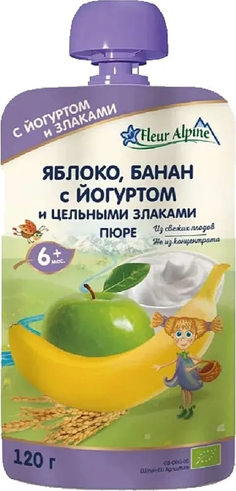 Խյուս խնձորի, հապալասի և բանանի "Fleur Alpine" 120g
