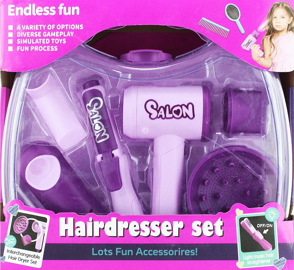 Hairdressing accessory set "Salon Endless Fun"
