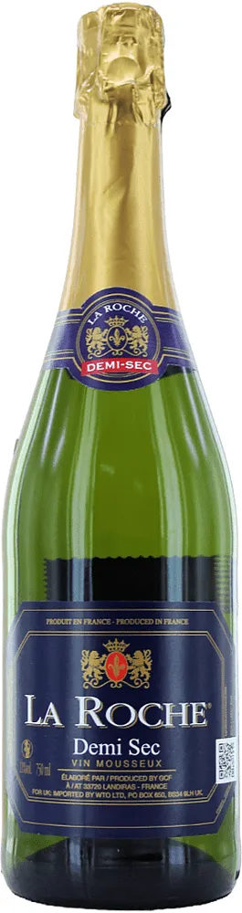 Вино игристое "La Roche Demi" 0.75л 