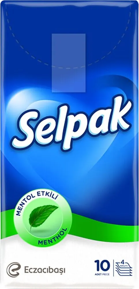 Գրպանի անձեռոցիկ «Selpak» 10հատ
