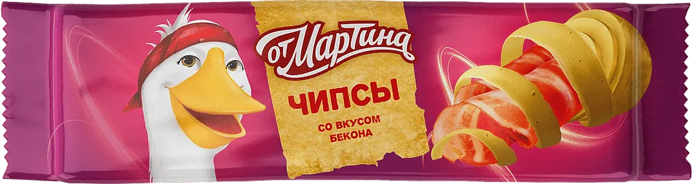 Bacon flavored chips "Ot Martina Bacon" 100g  