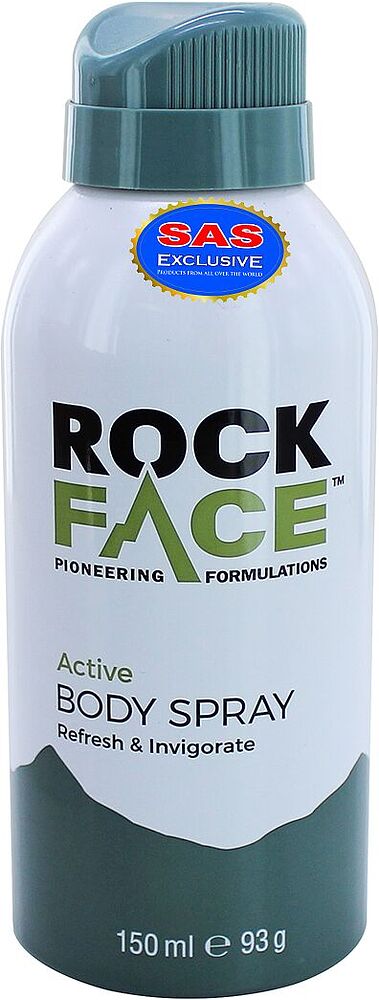 Дезодорант аэрозольный "Rock Face Active" 150мл