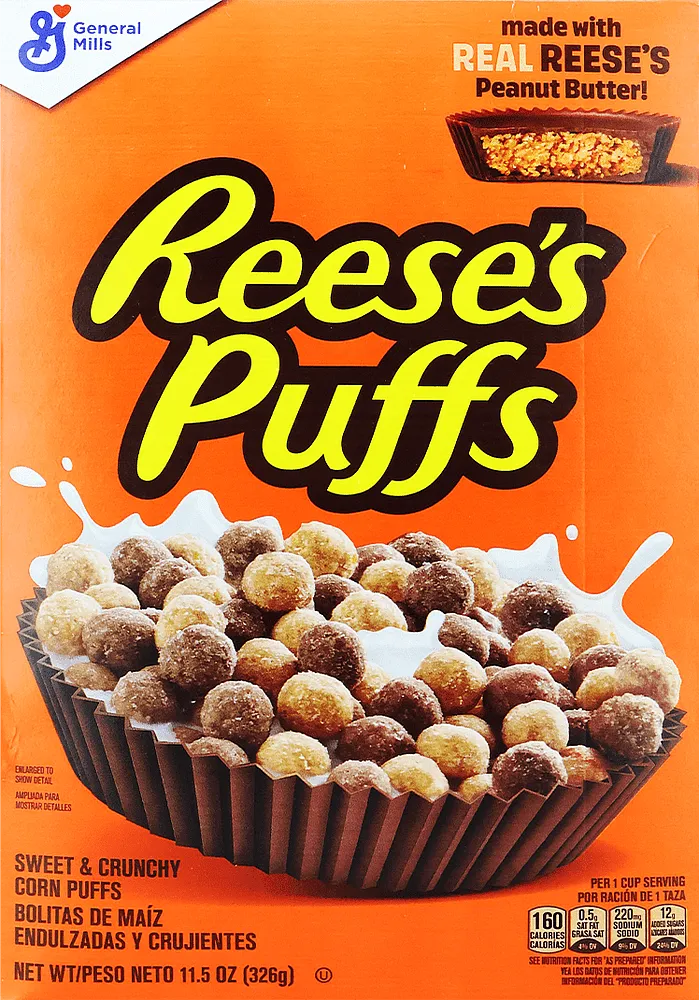 Պատրաստի նախաճաշ «Reese's Puffs Peanut Butter» 326գ