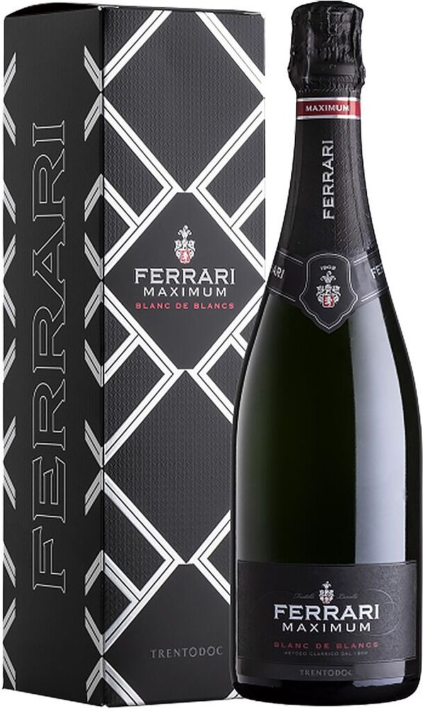 Sparkling wine "Ferrari Trentodoc Maximum" 0.75l
