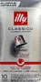 Coffee capsules "Illy Classico Lungo" 10pcs, 57g
