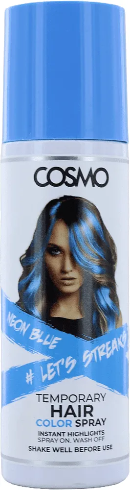 Hair colouring spray "Cosmo Neon Blue" 100ml
