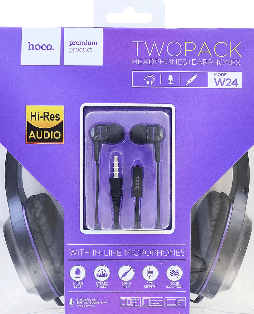 Earphones "Hoco W24"
