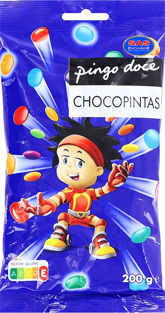 Շոկոլադե դրաժե «Pingo Doce Chocopintas» 200գ
