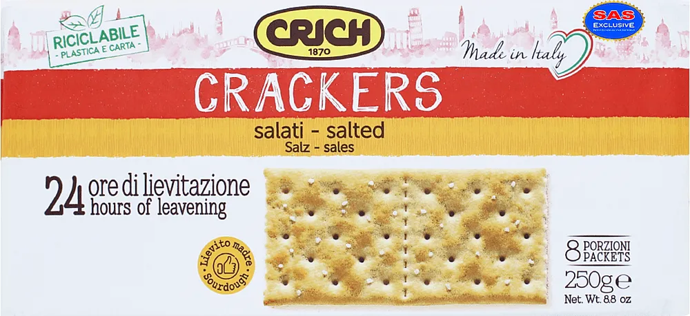 Salty crackers "Crich" 250g
