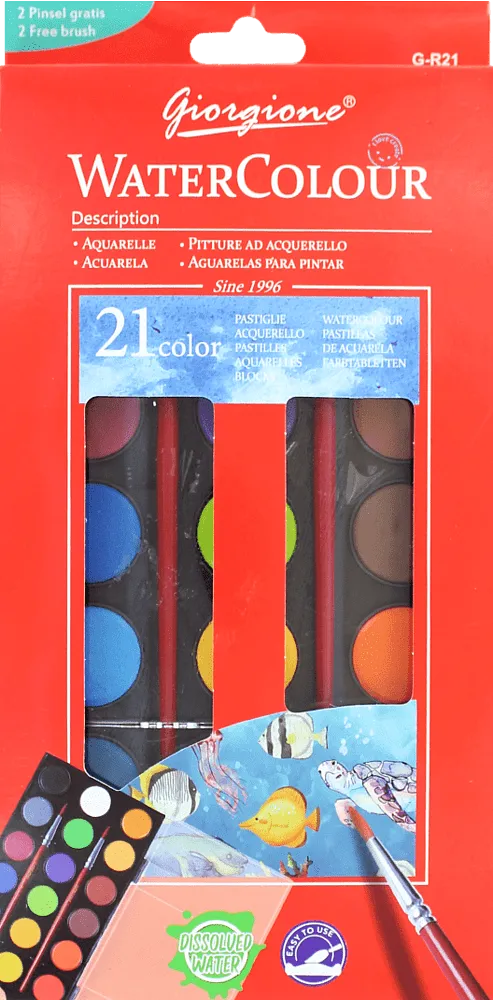 Watercolor "Giorgione" 21 colors
