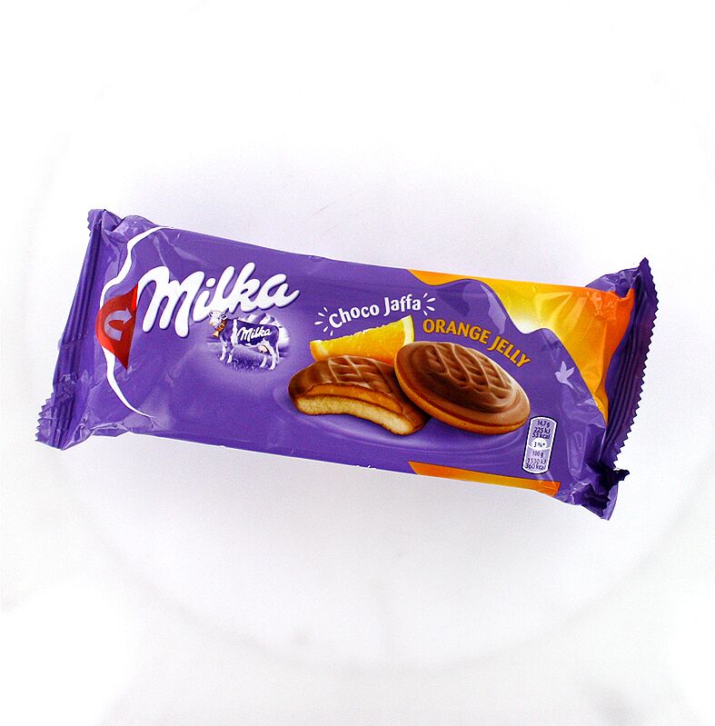 Թխվածքաբլիթ նարնջի դոնդողով «Milka Choco Jaffa» 147գ