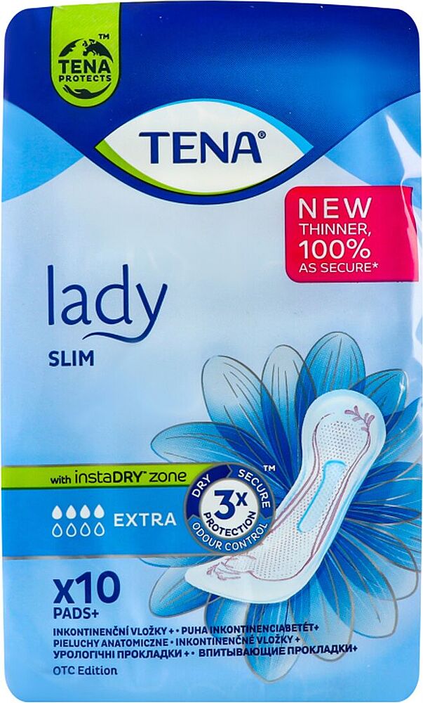 Միջադիրներ ուրոլոգիական «Tena Lady Slim Extra» 10 հատ
