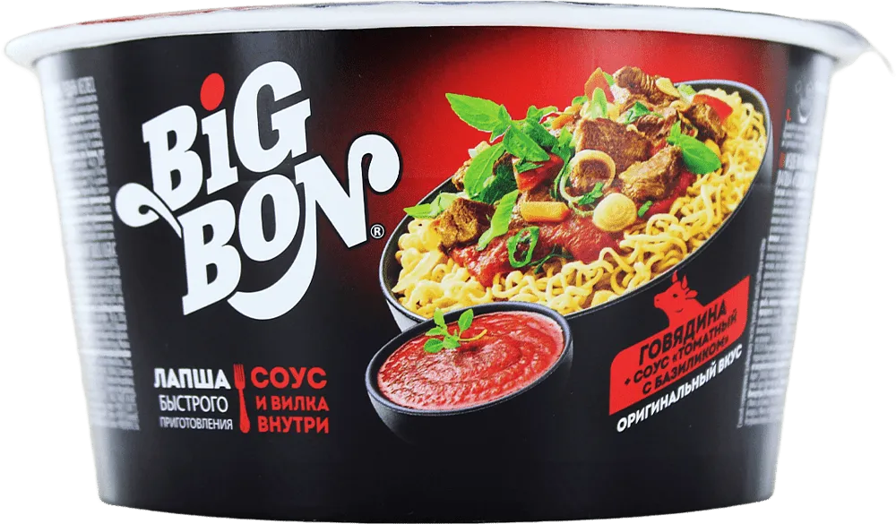 Noodles "Big Bon" 85g Beef