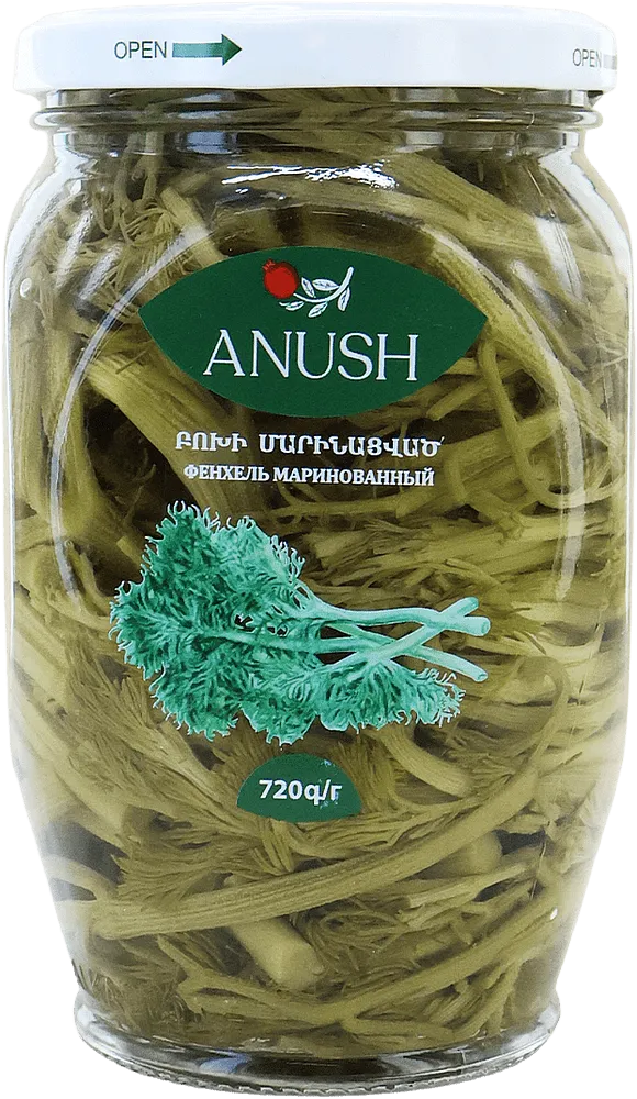 Pickled horse fennel "Anush" 720g
