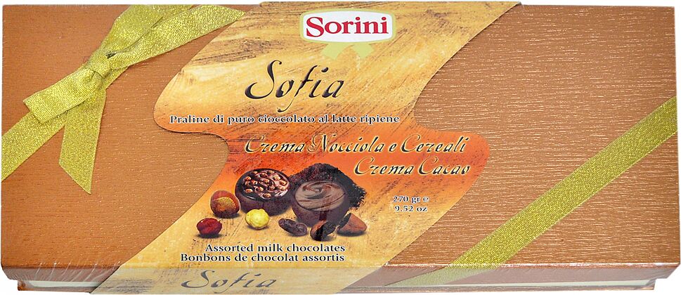 Շոկոլադե կոնֆետների հավաքածու «Sorini Sofia» 270գ