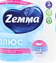 Туалетная бумага "Zemma Плюс" 4 шт