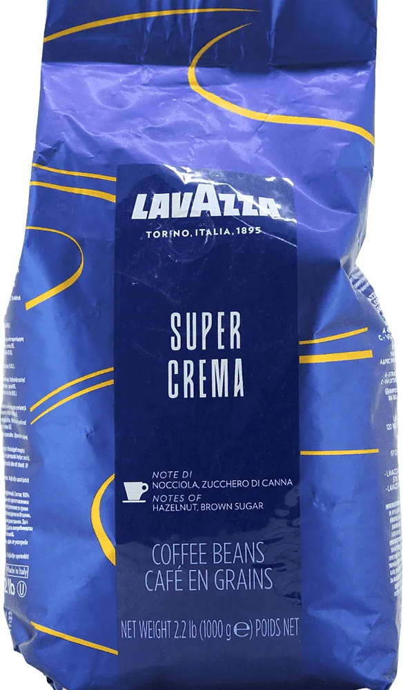 Coffee beans "Lavazza Super Crema" 1kg