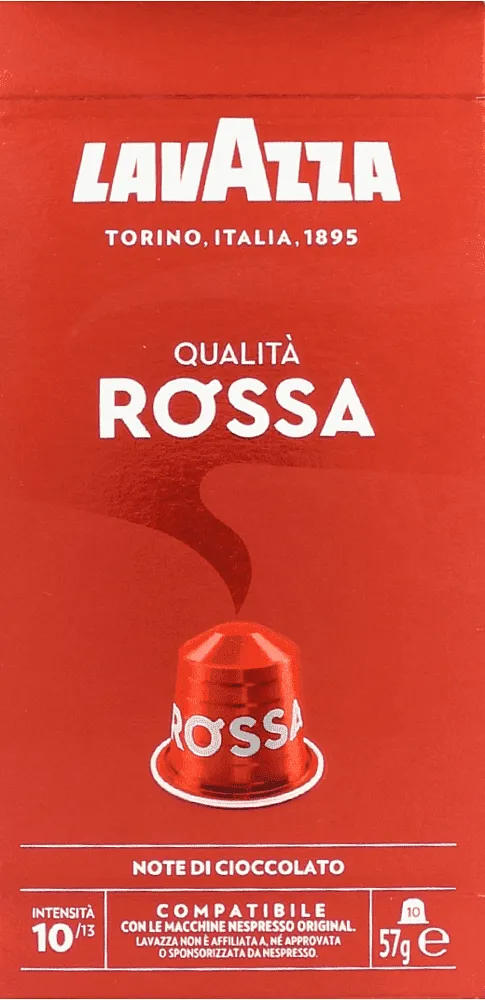 Coffee capsules "Lavazza Qualita Rossa" 10pcs, 57g
