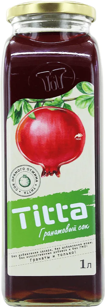 Pomegranate juice "Titta" 1l