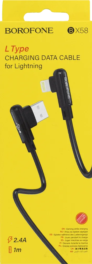 Charging cable "Borofone L Type BX-58 2.4A"