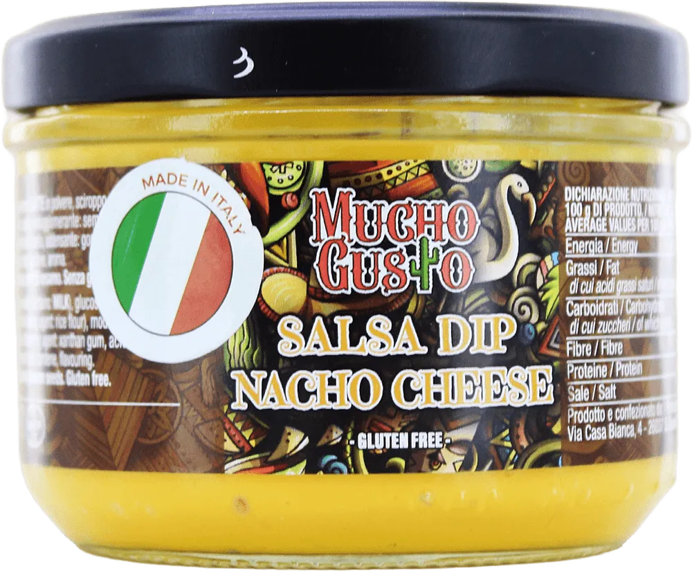 Cheese salsa sauce "Mucho Gusto Nacho" 220g 