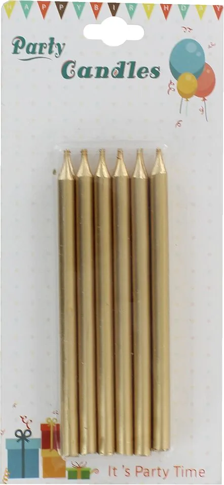 Birthday candle "Party Candles" 12pcs
