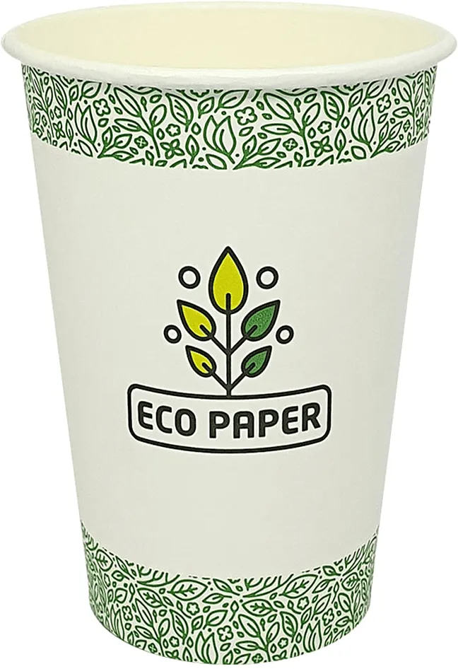 Disposable big paper cups "Eco Paper" 6 pcs
