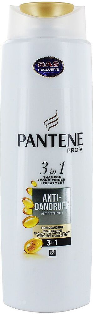 Շամպուն-կոնդիցիոներ «Pantene Pro-V 3in1 Anti Dendruff » 225մլ